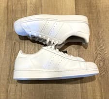 Image of Adidas Superstar Originals Men’s Size 10 White/White/White EG4960