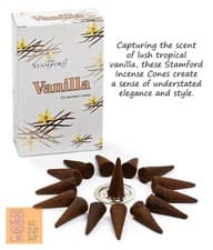 Image of STAMFORD Incense Dhoop Cones *Many Fragrance Insence Cone Scent Aromatherapy Spa