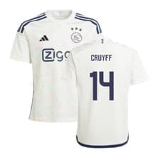 Image of 2023-2024 Ajax Away Shirt (Kids) (CRUYFF 14)