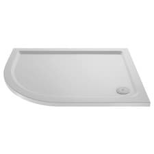 Image of Pearlstone Slip Resistant Offset Quadrant Shower Tray 1200mm x 800mm LH