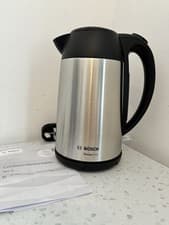 Image of Bosch DesignLine Stainless Steel Kettle TWK3P420GB 1.7L 3000W New Open Box