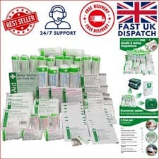 Image of HSE Compliant 21-50 Persons First Aid Kit Refill Pack – 126 Essential Supplies