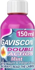 Image of Gaviscon Heartburn and Indigestion Liquid 150ml Double Action Mint Flavour