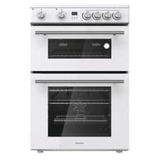 Image of Hisense HDE3211BWUK Electric Cooker 4 Ceramic Hob White A+/A LED RRP £499 GRADED