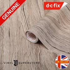 Image of D-C FIX SONOMA TRUFFLE OAK WOOD STICKY BACK PLASTIC SELF ADHESIVE VINYL 67.5cm