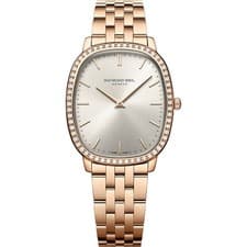 Image of Raymond Weil Rose Gold Womens Analogue Watch Toccata 5280-P5S-64001
