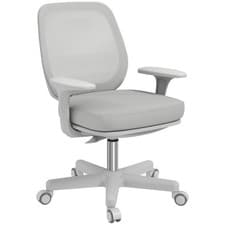 Image of Vinsetto Office Chair, 360 Degree Swivel Desk Chair with Wheels, Grey