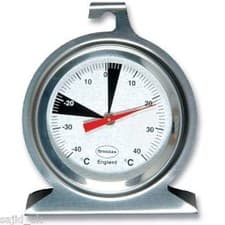 Image of Brannan Premium 50mm Dial Stainless Steel Fridge Freezer Thermometer