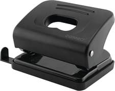 Image of Q-Connect Medium Duty Hole Punch 20 Sheet Black 87