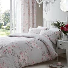 Image of Catherine Lansfield Canterbury Single Duvet Set Grey