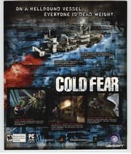 Image of Cold Fear PS2 Xbox PC Video Game Poster Ad Advertisement Art Print Rare Horror
