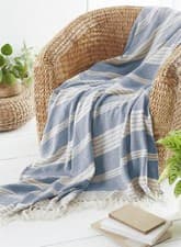 Image of Diamond Throw Soft Throws Blankets For Sofas Beds Made From Recycled Bottles