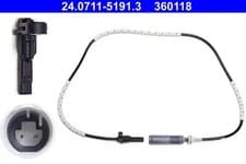 Image of ABS wheel speed sensor 24.0711-5191.3 ATE for BMW 3 Touring 1 Coupe 3 1 3 Coupe