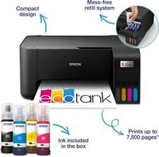 Image of Epson EcoTank ET-2860 +Ink Tank A4 Multifunction Printer Scanner Wi-Fi
