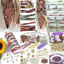 Image of Jewellery Making Kit 1220 Pieces DIY Hobby Craft Girls Adults Gift Set
