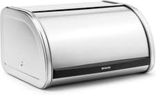 Image of Brabantia 348907 Roll Top Bread Bin, Medium - Matt Steel
