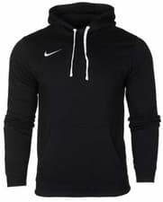 Image of men's NIKE Fleece Hoodie Sweatshirt Black Hooded Sports tracksuit top size XXL