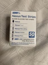 Image of Glucorx Nexus Strips - 50 Strips Blood Glucose Test Strips -Expiry Date: 05/2026