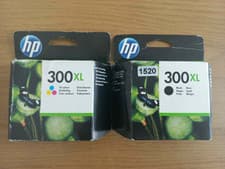 Image of Genuine HP 300XL Black & Colour Ink Cartridges