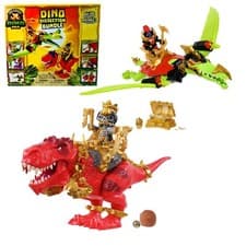 Image of TREASURE X DINO GOLD DISSECTION DINOSAUR BUNDLE PLAYSET T-REX PTERODACTYL