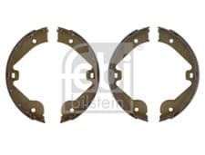 Image of 28729 FEBI BILSTEIN Brake Shoe Set, parking brake for AUDI,MERCEDES-BENZ,PORSCHE