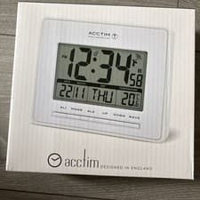 Image of Acctim Radio-Controlled Clock BUNDLE OF 2 -Fathers Day GIFT ! Designed in UK 