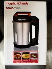 Image of Morphy Richards 501022 1.6 Litres Soup Maker Stainless Steel Brand New in box
