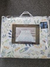Image of Luxury Quilted Bedspread Set with 2 Pillow Shams Double Size Floral Print