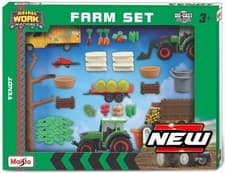 Image of Maisto 3"  Fendt Mini Work Machines Super Farm Play Set