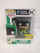 Image of Funko Pop DC Super Heroes Green Batman 01 - Entertainment Earth Exclusive