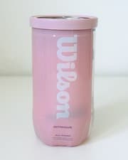 Image of Wilson Intrigue Tennis Balls All Court Pink Tube 2 Balls Sealed New
