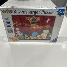Image of Ravensburger My Favourite Pokemon 100 Pieces XXL Jigsaw Puzzle Complete Fun Game