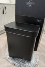 Image of SIMPLEHUMAN Rectangular Sensor Bin (58L) Matt Black - Was £275