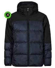 Image of BOSS J_Hamar 3 Water Repellent Down Jacket With Detachable Hood Navy RRP £389