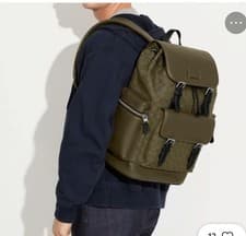 Image of Sprint Backpack in Signature Jacquard and Edge Backpage with Plaid Print