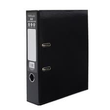 Image of A4 Lever Arch File With Ring Mechanism & Locking Flat Bar Black