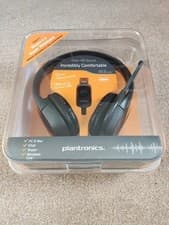 Image of Plantronics Stereo Audio 655 Noise Cancelling DSP USB Headset - New and unused.