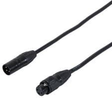 Image of 3 Pin XLR to XLR IP Rated DMX Lead 10m