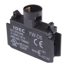 Image of IDEC BA9 Lamp Carrier Screw Terminals IP20 YW-DE