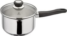 Image of Judge Vista Draining Stainles Steel Large Saucepan Pouring Lip 20cm 3L Oven safe