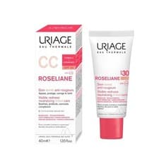 Image of Anti-redness CC cream with SPF30 Medium Tint Roseliane, 40 ml, Uriage