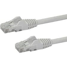 Image of Startech 100Ft Cat6 Ethernet Cable White Snagless Gigabit 100W Poe Utp 650Mhz Ca