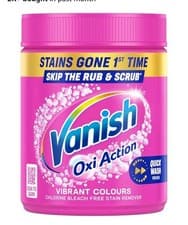 Image of 470g X 1 Vanish Gold Oxi Action Stain Remover Powder Colours Laundry Booster