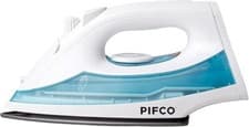 Image of Pifco 200ml White & Blue Non-Stick Coated Soleplate Lightweight Easy Steam Iron