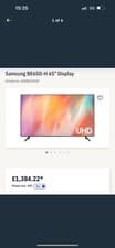 Image of Samsung Business TV 65” UHD 4K (BE65D-H) – Brand New Sealed – (RRP £1,384)
