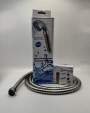 Image of SPA Mineral Shower Head + 3-Pack Refresh Stones + Shower Hose - Set