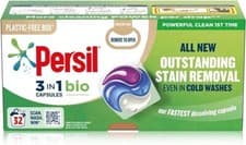 Image of Persil 3 in 1 Bio Washing Capsules Laundry 32 Washes