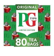 Image of PG Tips Original Tea Bags 80 Pack 232g Free And Fast Postage