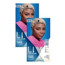 Image of Schwarzkopf Live Soft Blonde T2 x2