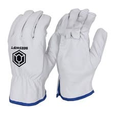 Image of Beeswift Quality Lined Drivers Gloves Grey Size XL